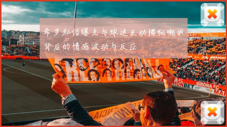 希罗私信曝光与球迷互动揭秘嘲讽背后的情感波动与反应